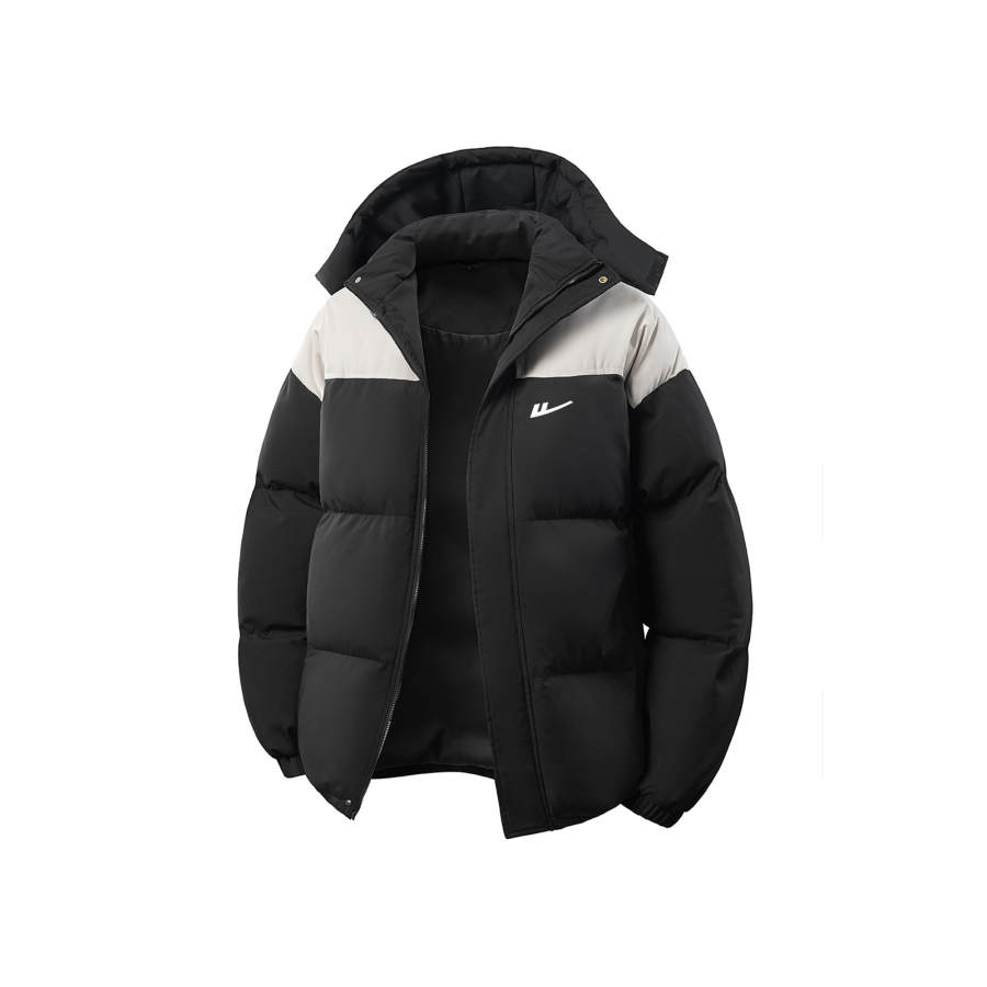 WARRIOR WARRIOR Puffer Jackets Unisex Thickened Padded Puffer Jacket