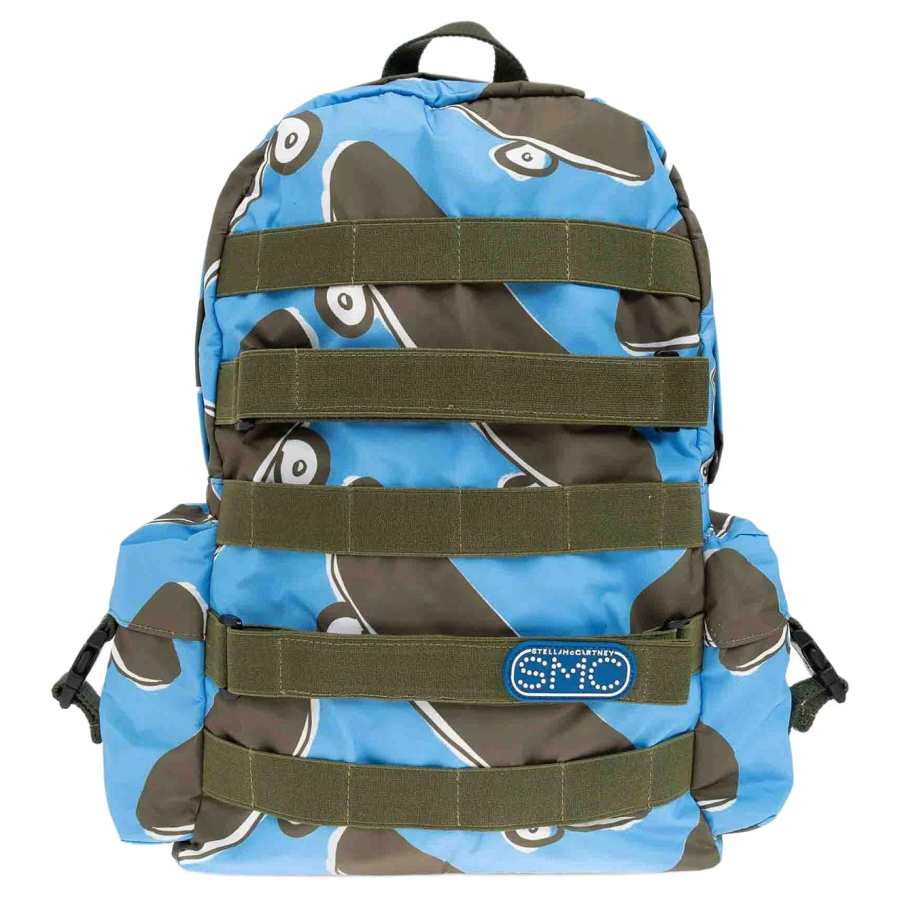 Stella McCartney Stella McCartney Cow Leather Backpack Kids' Blue