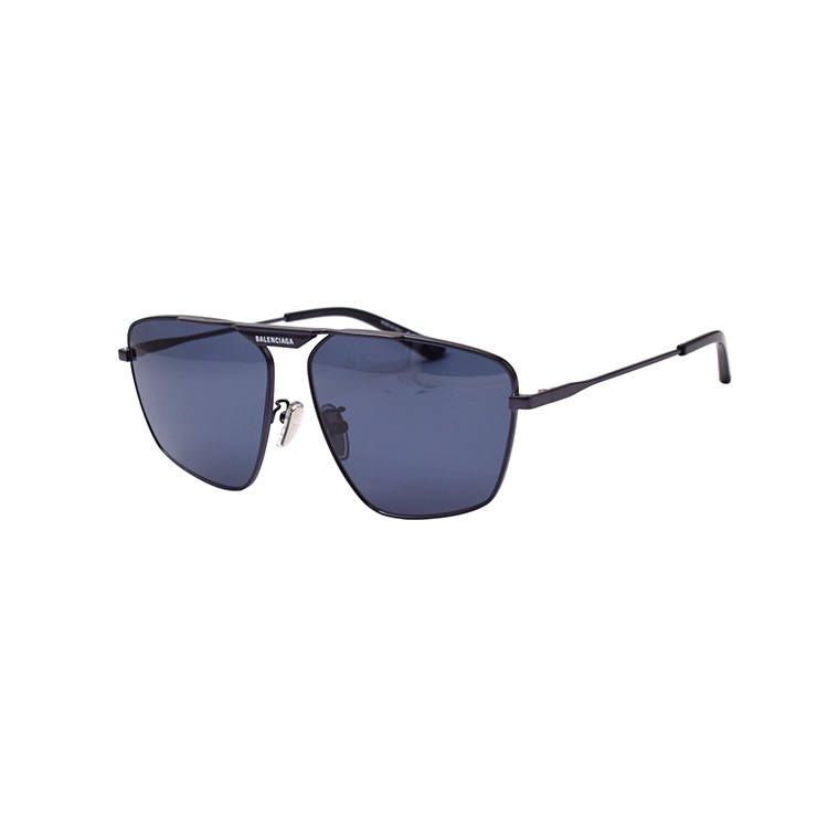 Balenciaga Aviator Sunglasses Men's Black Gray