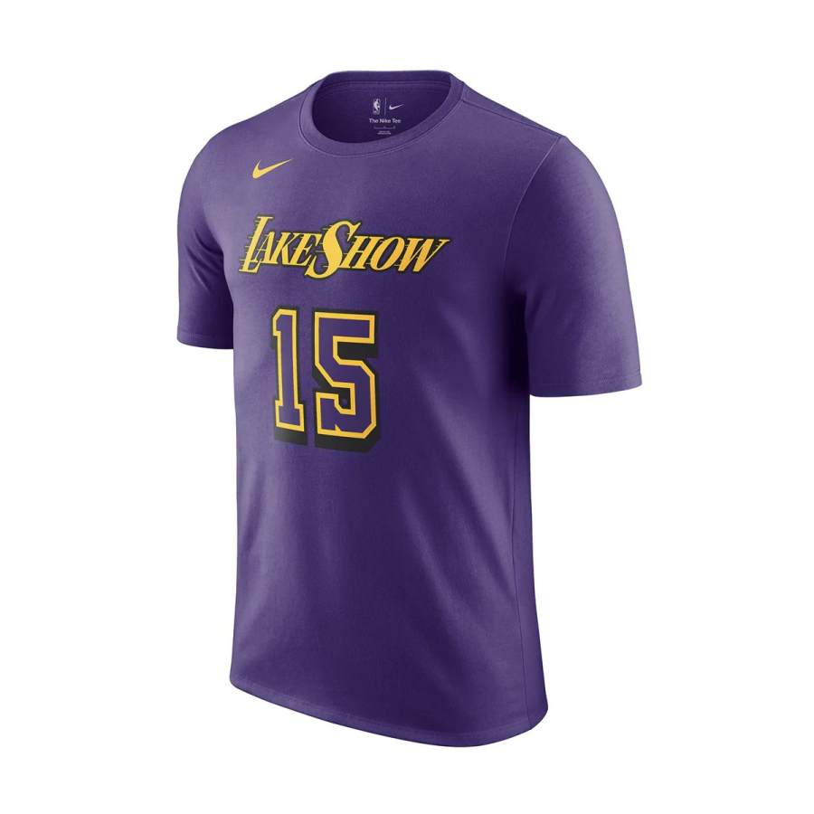 Nike Nike T Shirts Unisex Field Purple/Reaves Austin Color Crew Neck Moderate Straight Fit