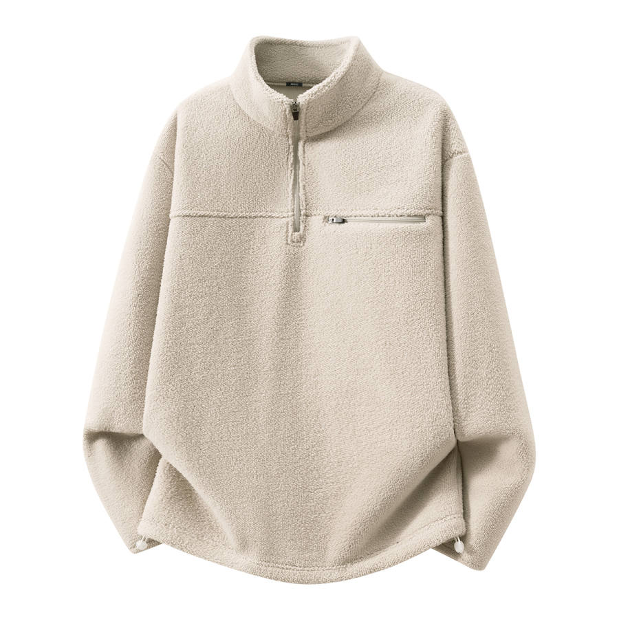 MINISO MINISO Sweatshirts Unisex Stand Collar Thickened Heavyweight