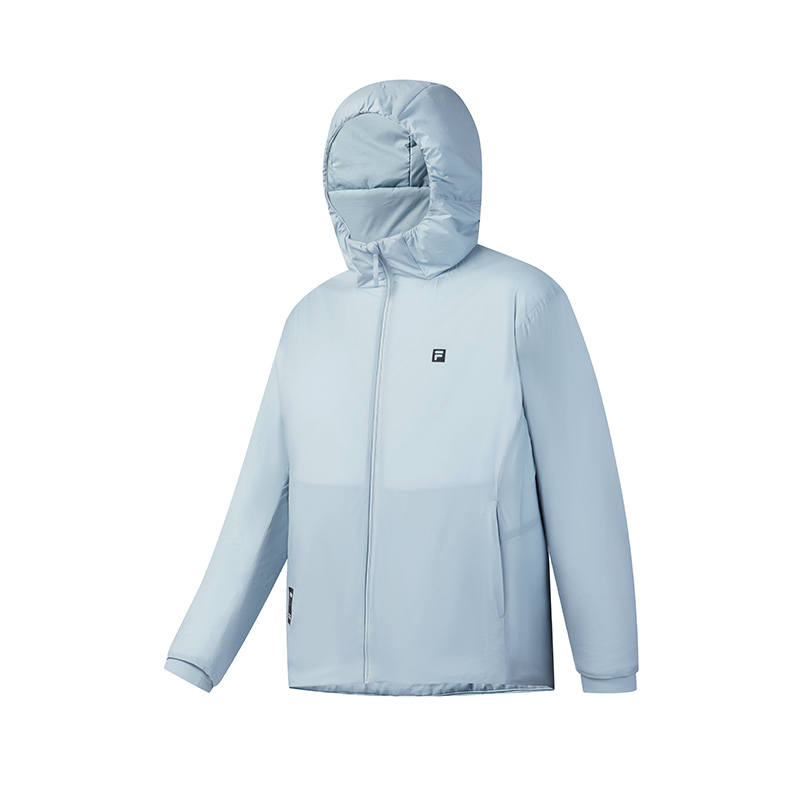 FILA Fitness Puffer Jacket Men's Lin Gray Blue