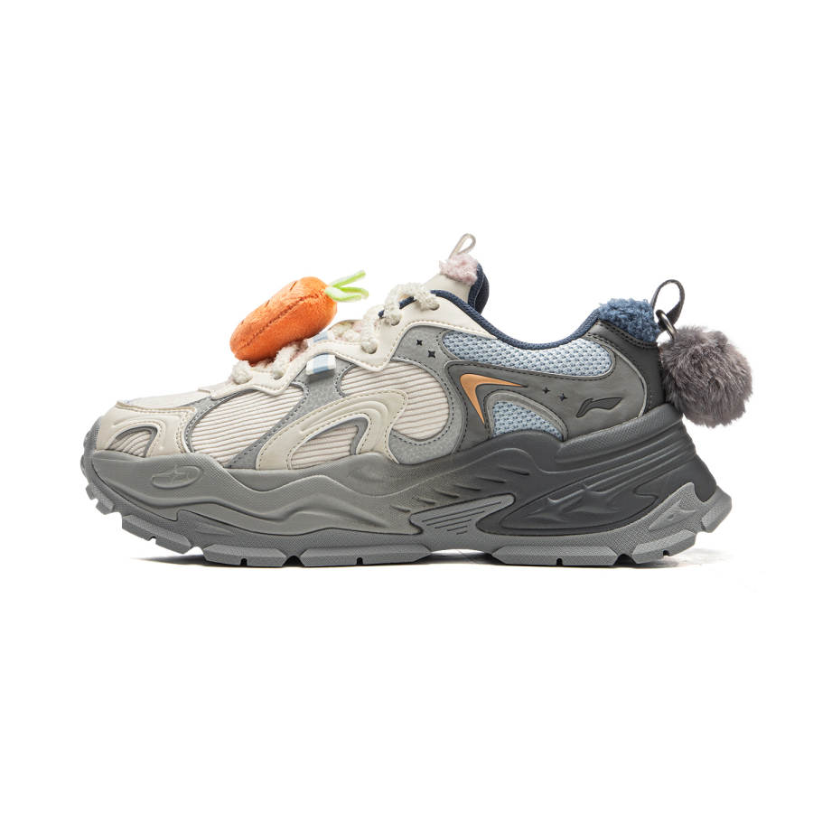 Li-Ning Disney x Li Ning Star Slip Resistant, Abrasion Resistant, Breathable, Lightweight Coverage Low top Casual Shoes Women's