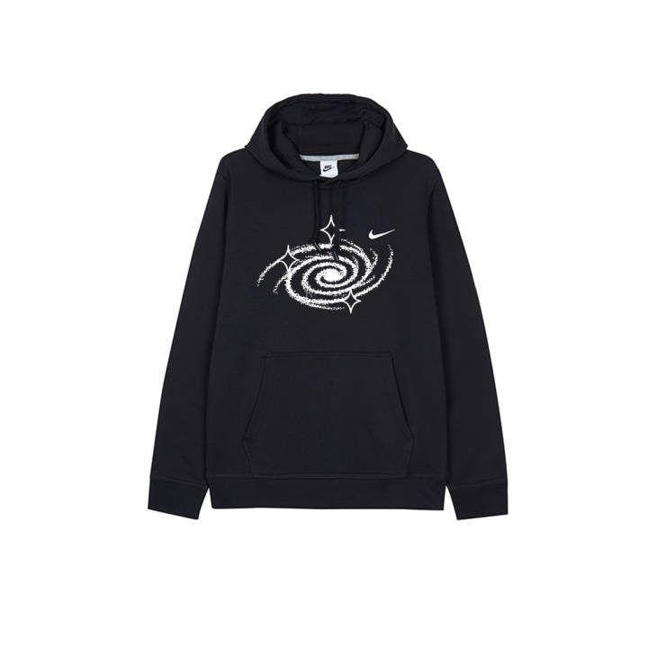 Nike Nike Sweatshirts Men's Black Hooded Thickened Regular