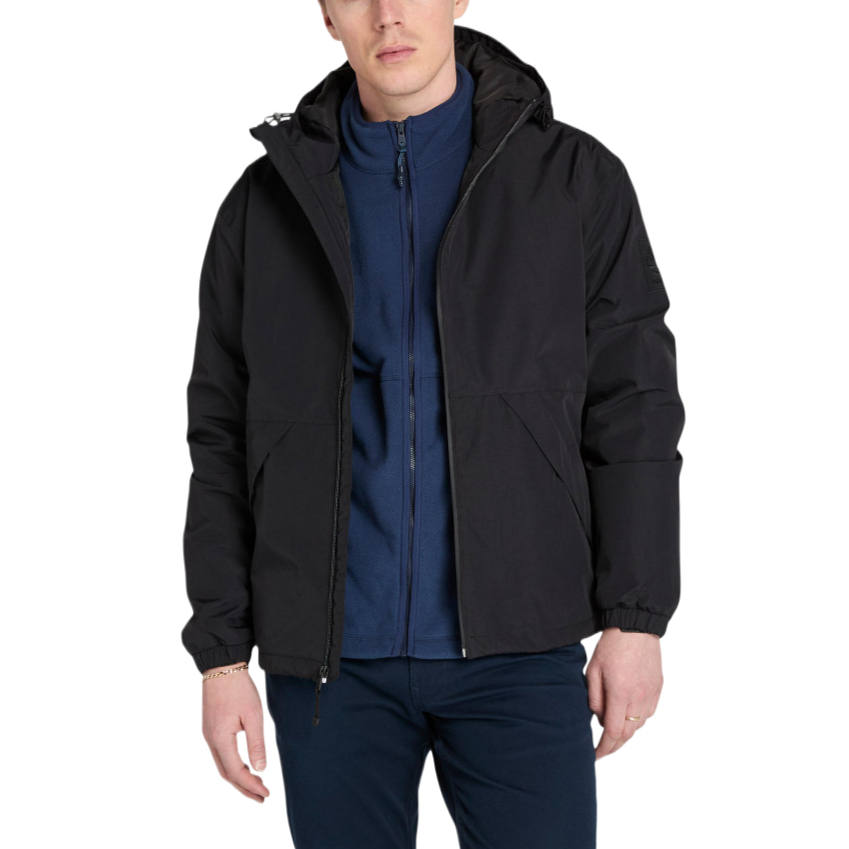 Timberland Jackets Men's Black Hooded Moderate Other