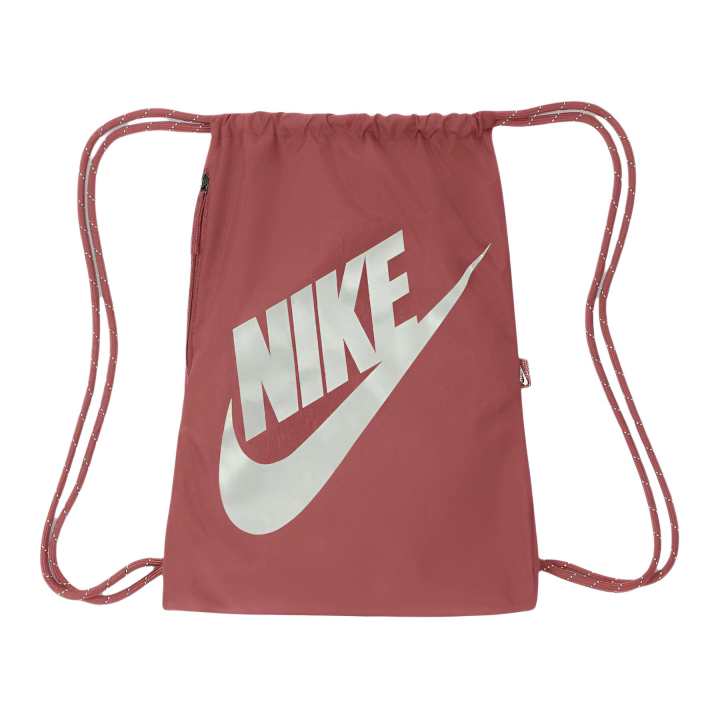 Nike Nike Heritage Polyester Backpack Unisex Canyon Pink & Summit White