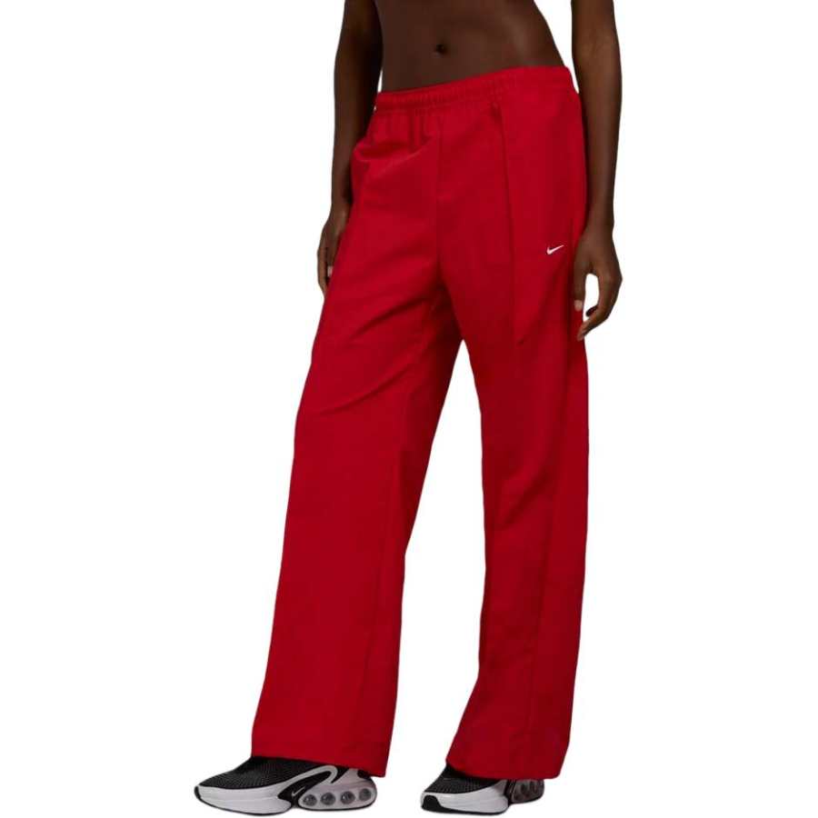 Nike Nike Casual Pants Women's Red Moderate Straight Fit Pants