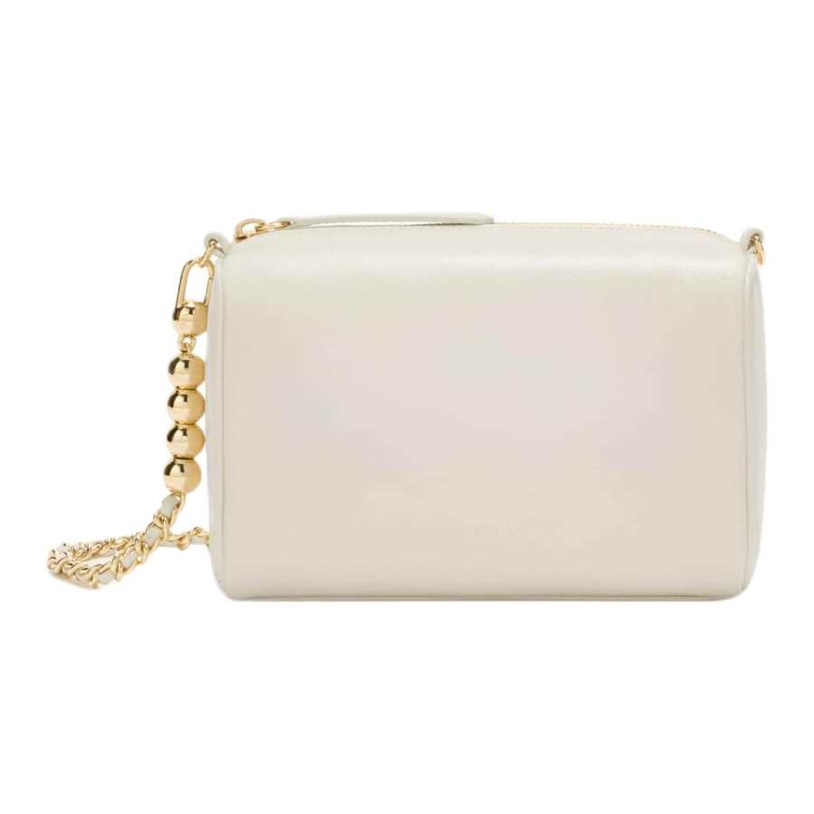 Furla Lambskin Crossbody Bags Mini Women's White