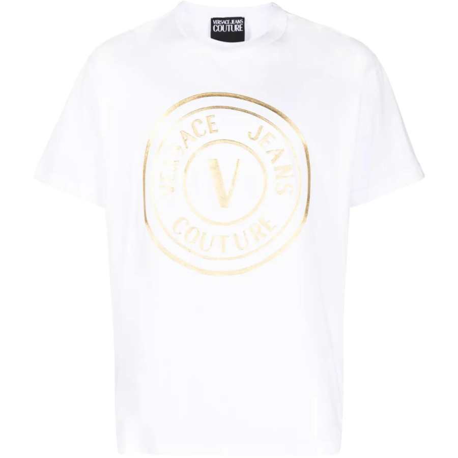 VERSACE JEANS COUTURE V Emblem Crewneck T Shirt