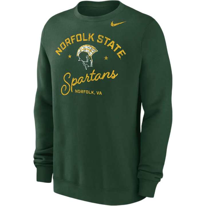 Nike Nike College (Norfolk State University) Men’s Club Fleece Crew-Neck Sweatshirt