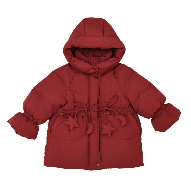 PROTECTCAMEL PROTECTCAMEL Kids Padded Jackets Hooded Thickened And Fleece Lined