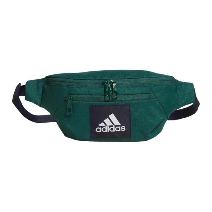 Adidas Adidas ESSENTIALS Recycled Polyester Plain Weave Fabric Fanny Pack Men's Green