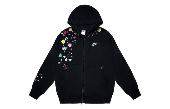 Nike Nike Jackets Unisex Black Graffiti Dreamy Hooded Moderate Other