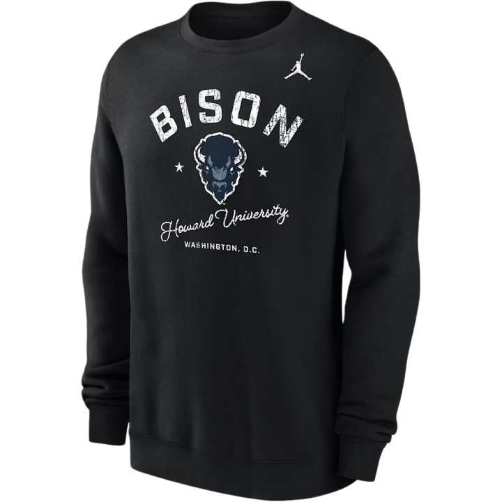 Jordan Jordan College (Howard University) Men’s Club Fleece Crew-Neck Sweatshirt