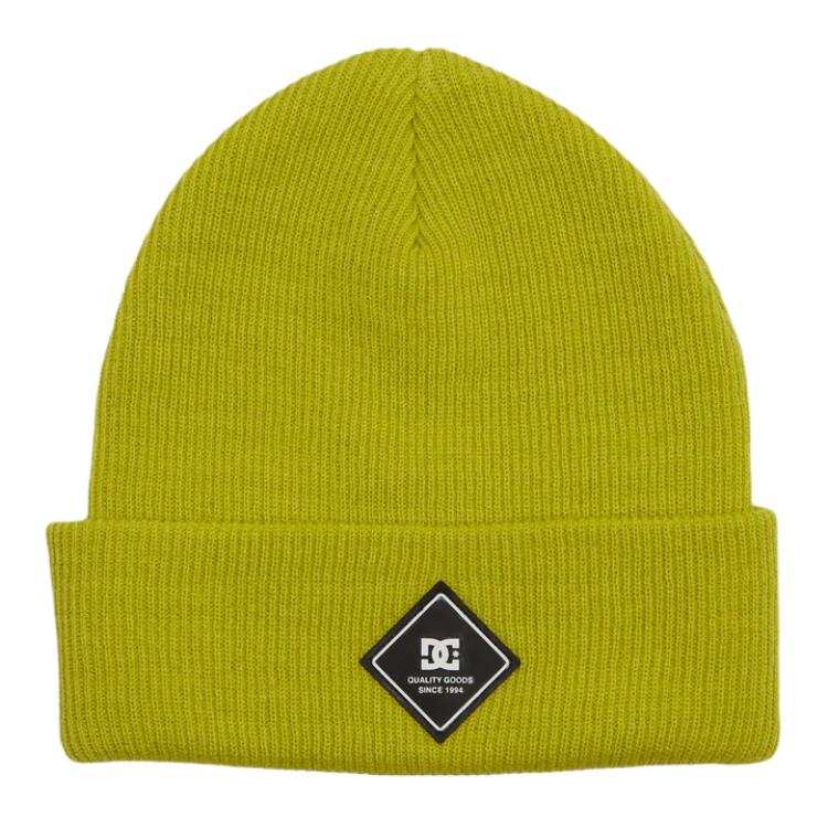 DCSHOES DC Shoes Recycled Polyester Acrylic Blend Polylana® Yarn Beanies Men's Apple Green