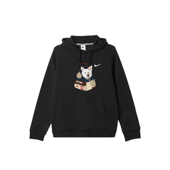 Nike Nike Sweatshirts Unisex Black Hooded Thickened
