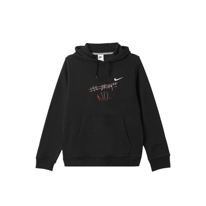 Nike Nike Sweatshirts Men's Black Hooded Moderate