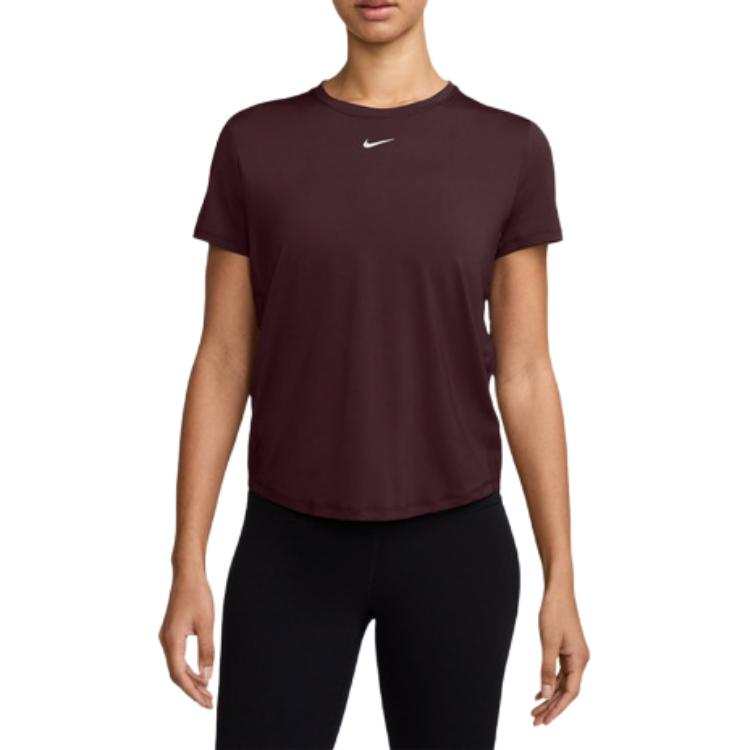 Nike Nike T Shirts Women's Burgundy Crew Neck
