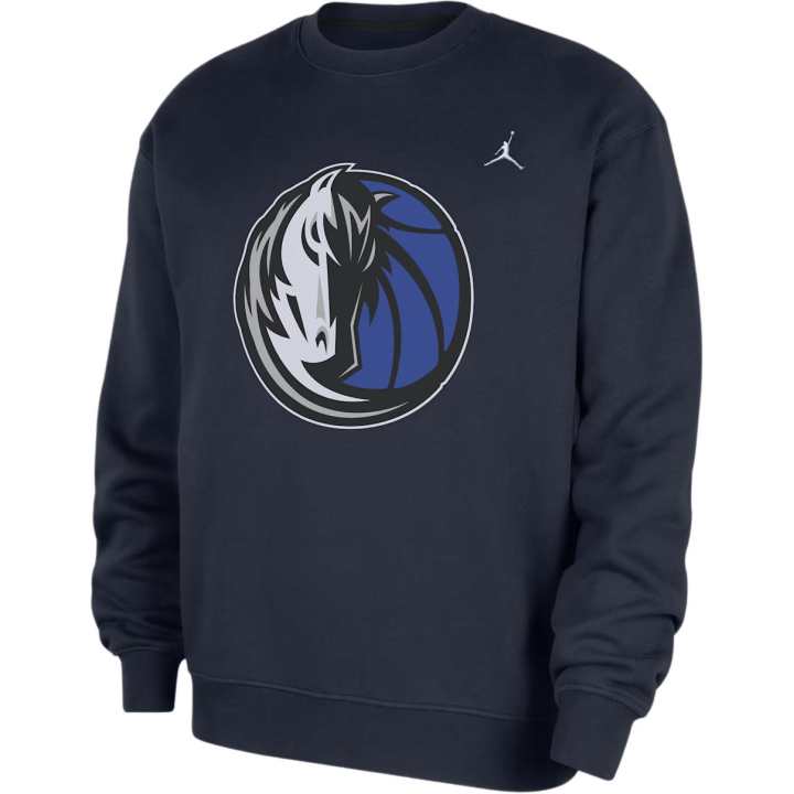 Jordan Jordan Dallas Mavericks Statement Essentials Men's Jordan Nba Fleece Crew-Neck Sweatshirt