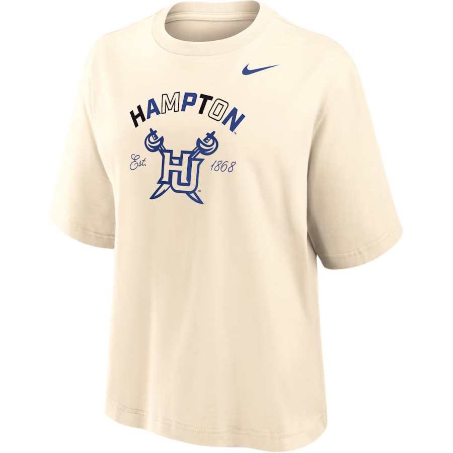 Nike Nike College (Hampton University) Women's Boxy Cotton T-Shirt