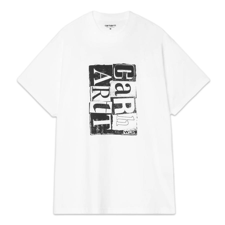 Carhartt WIP FW25 S/S Moving Letterpress T Shirt T Shirt Men's