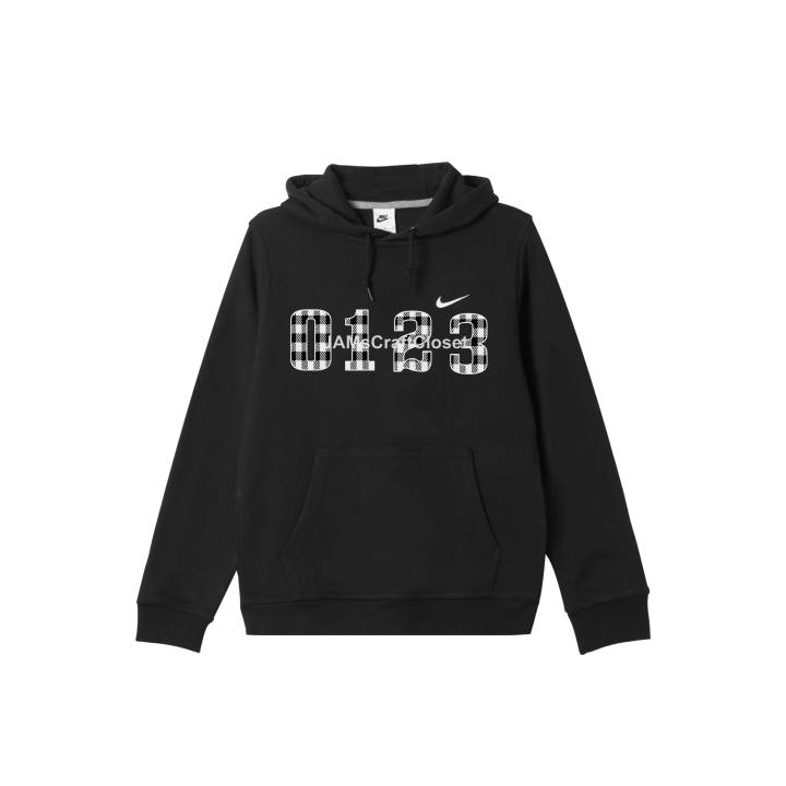Nike Nike Club Sweatshirts Men's Black Hooded Thickened
