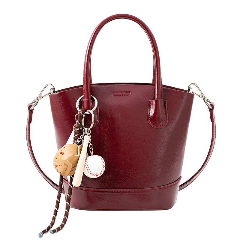 PAYOT Microfiber Synthetic Leather Handbag Regular Women's Burgundy/Brown/Black
