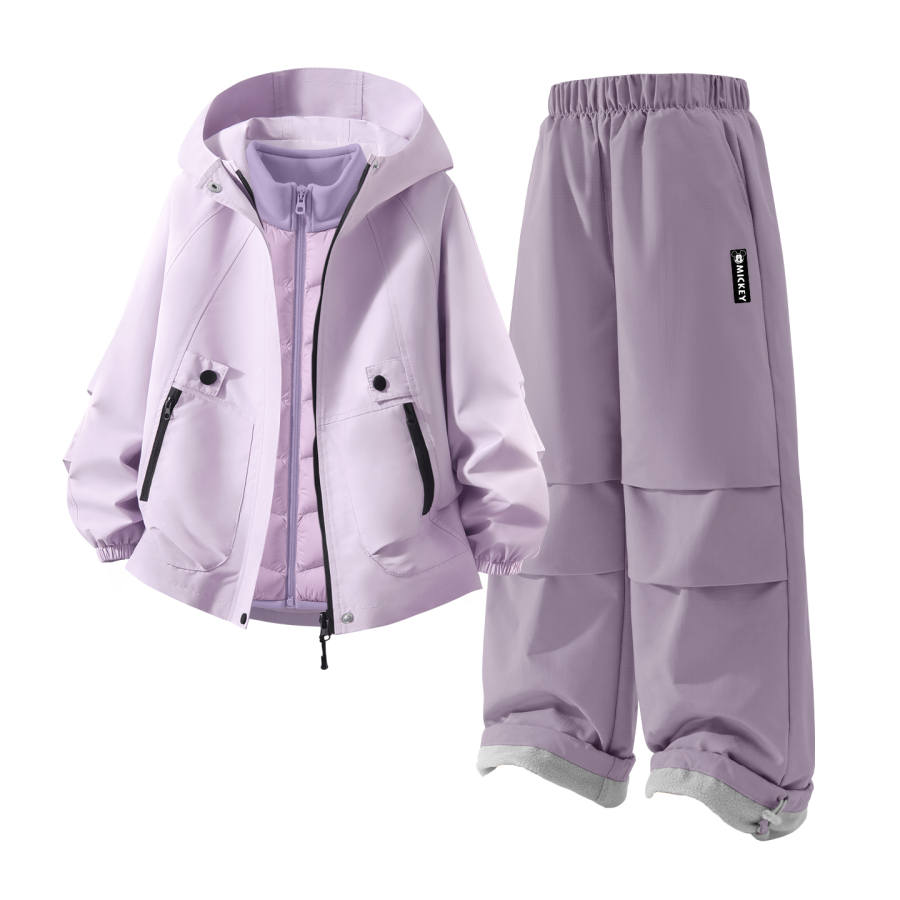 Disney Kids Casual Sportswear Crew Neck Thickened
