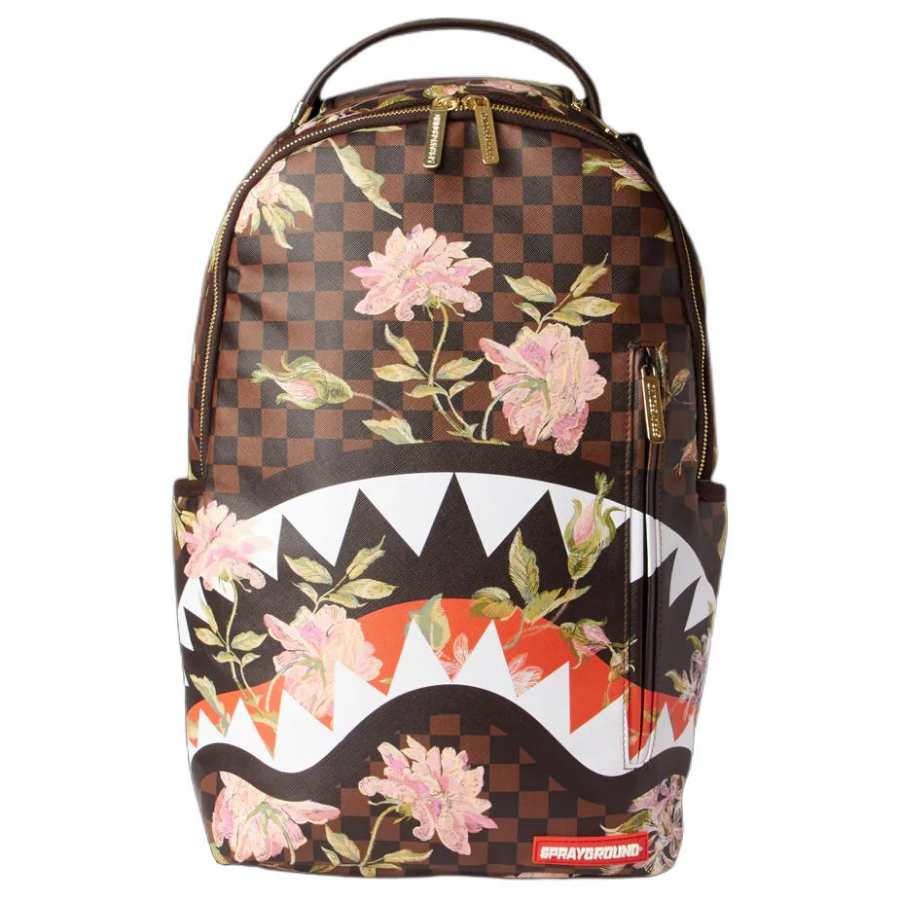 SPRAYGROUND SPRAYGROUND Vegan Leather Backpack Unisex Brown