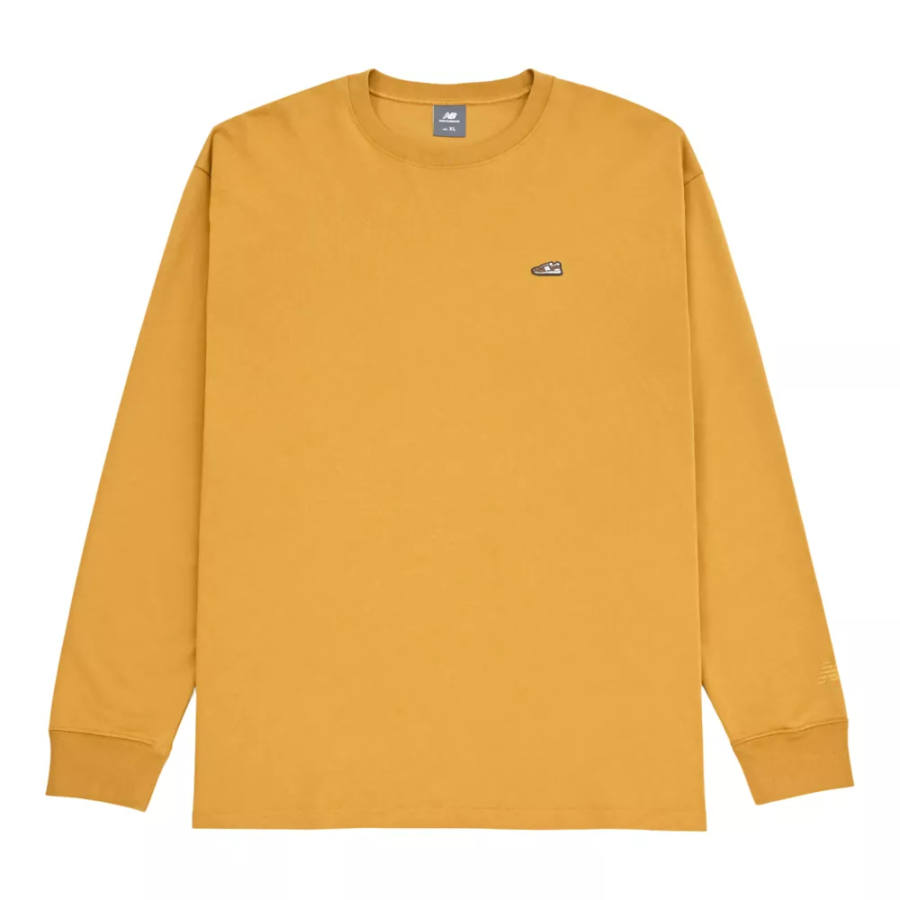 New Balance New Balance T Shirts Men's Yellow Crew Neck Moderate