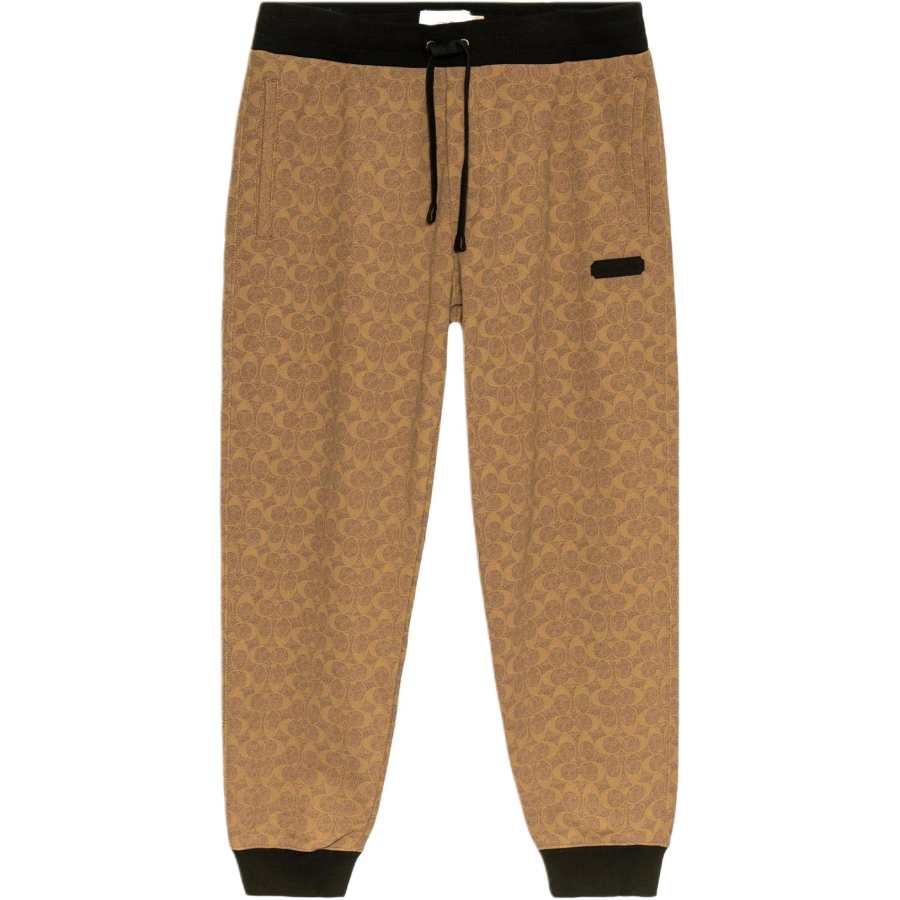 COACH COACH FW22 Knitted Sweatpants Men's Brown