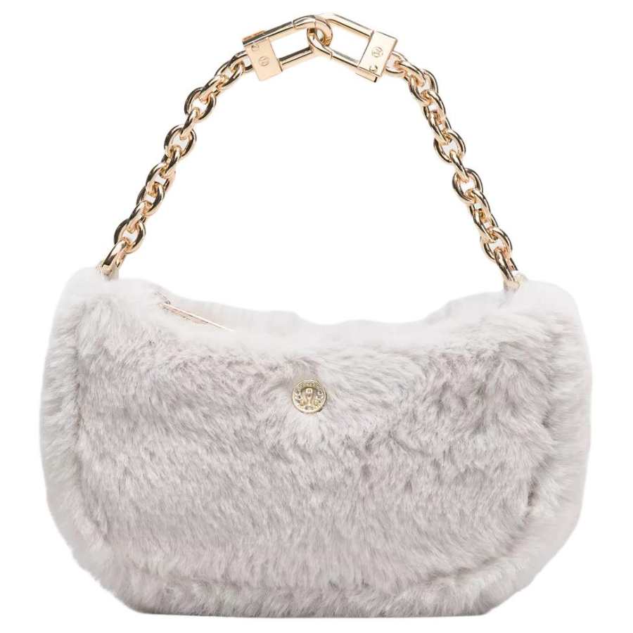 Lululemon City Essentials Polyester Handbag Women's Natural Ivory & Gold
