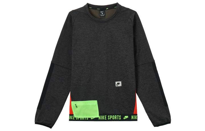Nike Nike Sweatshirts Men's Black Crew Neck Moderate Regular