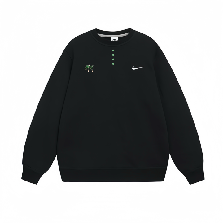 Nike Nike Sweatshirts Unisex Black Crew Neck Moderate Regular