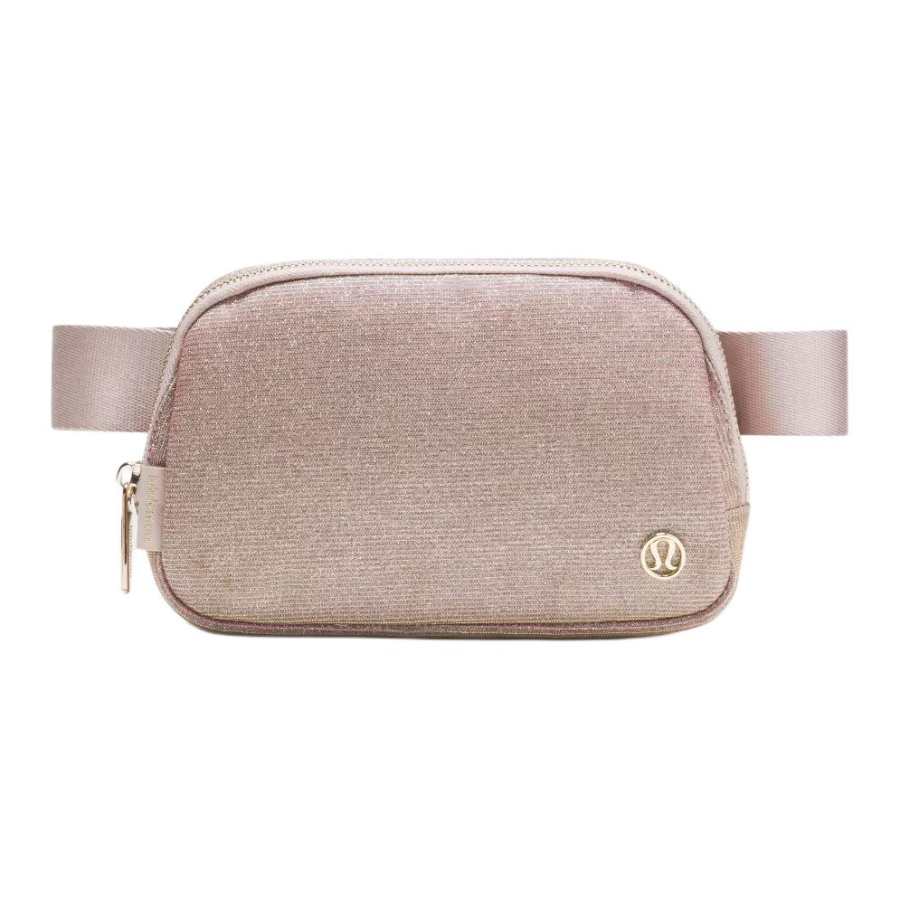 Lululemon Everywhere Recycled Polyester Fanny Pack Women's Champagne Pink & Muse Gold & Gold