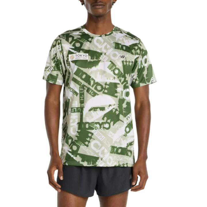 New Balance New Balance Tokyo Legacy Half T Shirt Men's