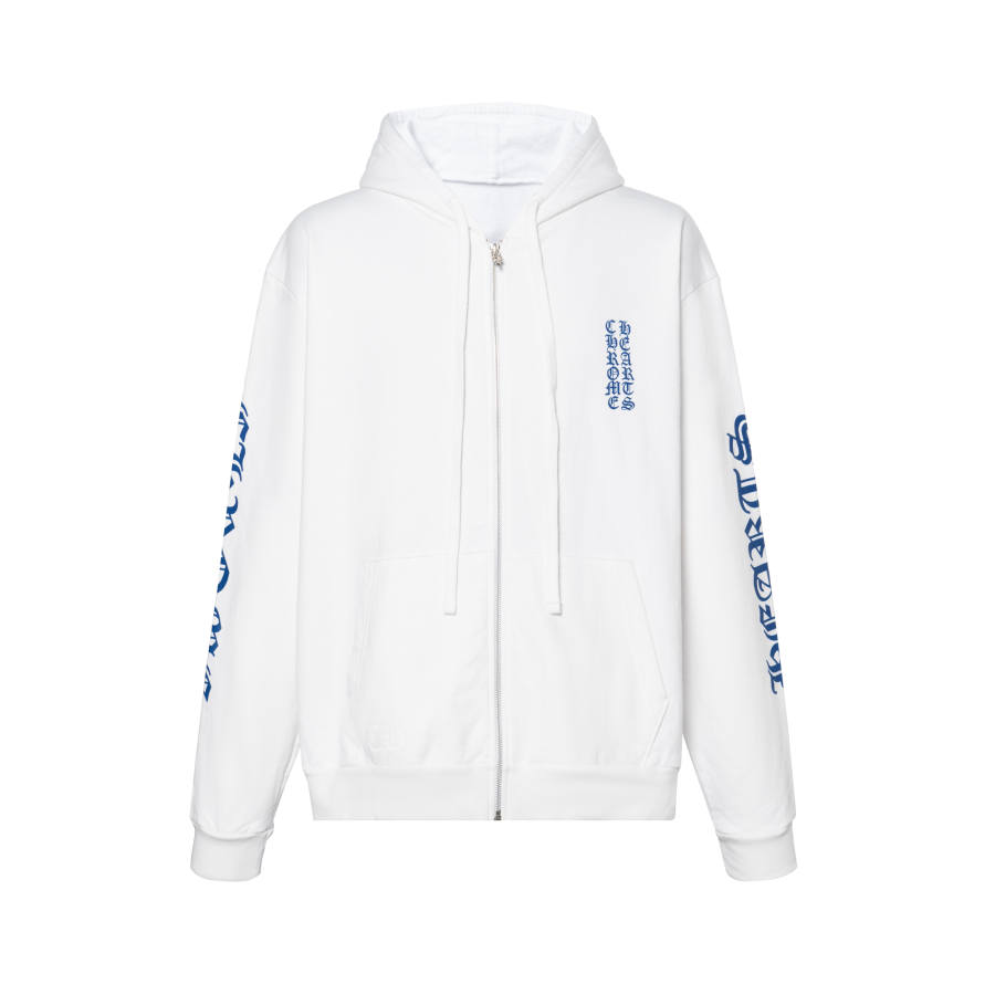 Chrome Hearts vertical-logo hoodie