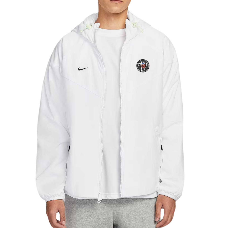 Nike Nike Sportswear Jackets Men's White Hooded Non Detachable Moderate Other
