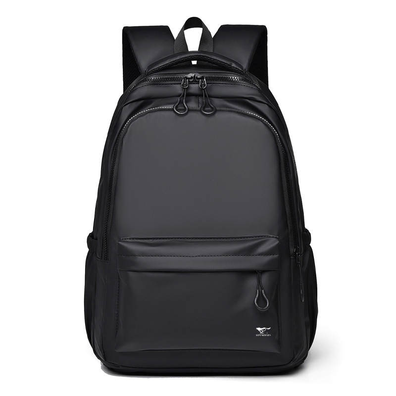 SEPTWOLVES SEPTWOLVES Synthetic Leather Backpack Men's Black