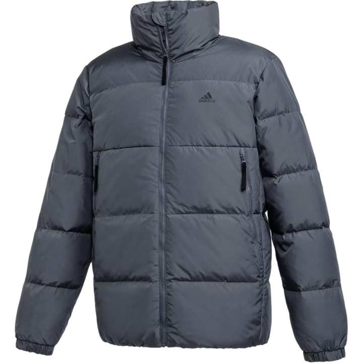 Adidas Adidas Down Jackets Men's Gray Stand Collar Moderate