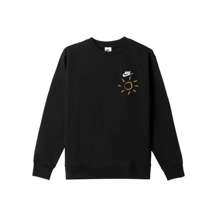 Nike Nike Sweatshirts Men's Black Crew Neck Moderate