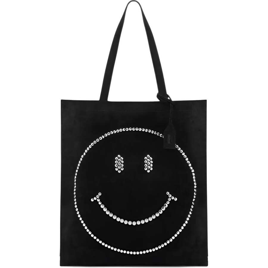 MOSCHINO Calfskin Handbag, Shoulder Bag Women's Black