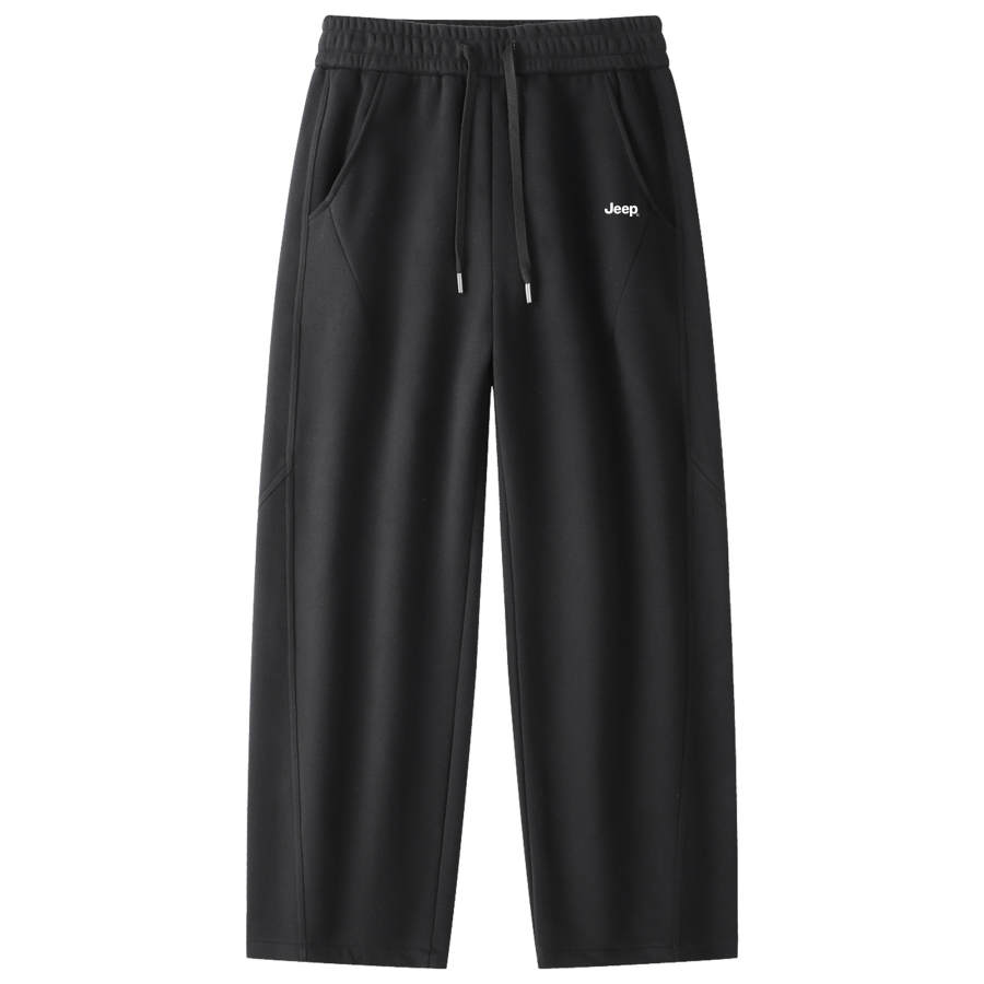 Jeep Casual Pants Unisex Thickened Straight Fit Pants