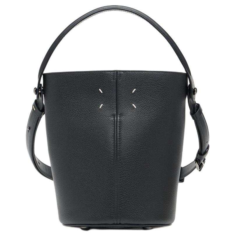 Maison Margiela Calfskin One Shoulder Handbag Mini Women's Black