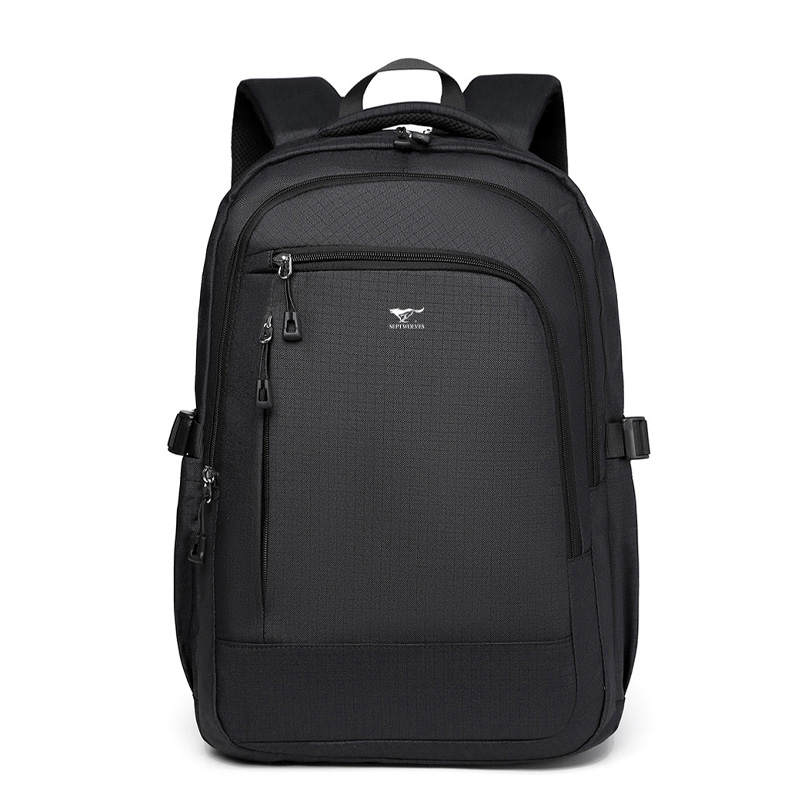 SEPTWOLVES SEPTWOLVES Fabric Backpack Regular Unisex Black