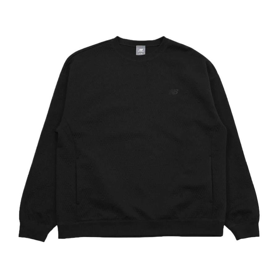 New Balance New Balance Sweatshirts Men's Black Crew Neck Moderate