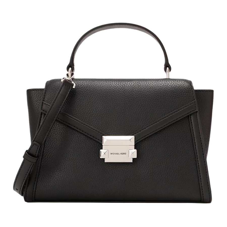 MICHAEL KORS Whitney Crossbody Bag Cow Leather Handbag Medium Women's Black