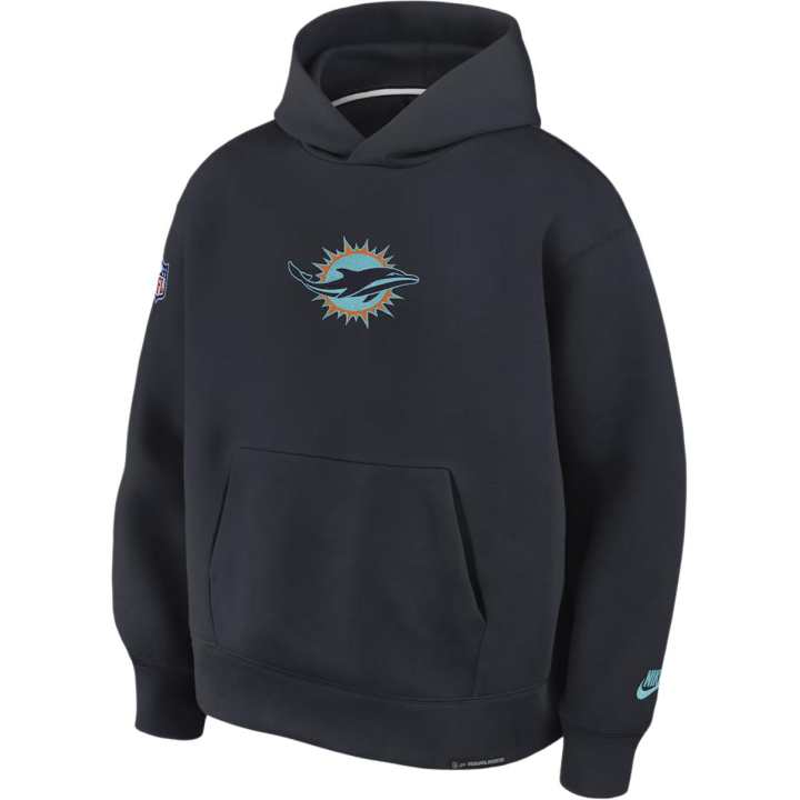Nike Nike Miami Dolphins Rivalries Collection Oversized Tech Fleece Men's Nike Nfl Pullover Hoodie