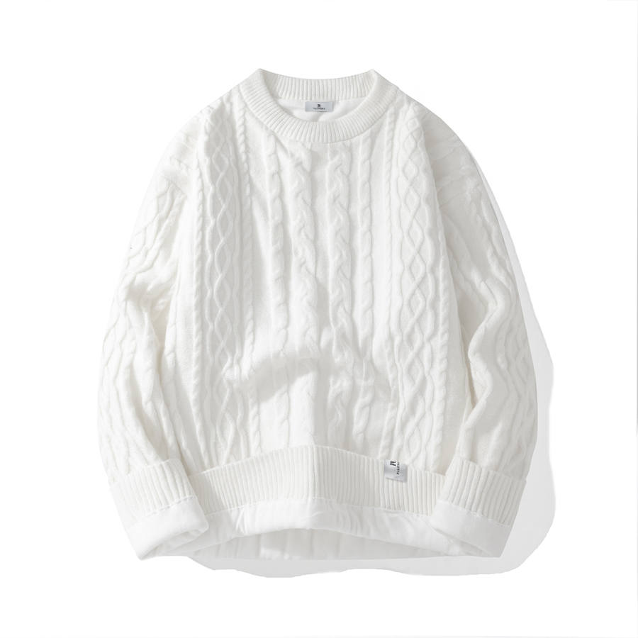 PAL ONGACO Sweaters Unisex Crew Neck Moderate Mock Two Piece