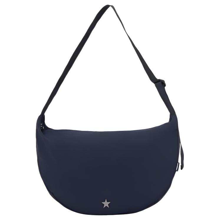 Converse Converse Nylon Dumpling Bag, Crossbody Bag Regular Unisex Black Gray